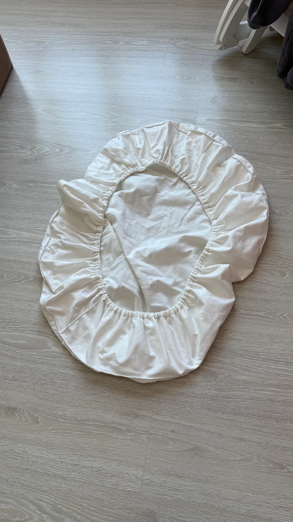 Овальный матрас детский кроватку для новорожденных, 75*125 со съемным чехлом